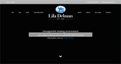 Desktop Screenshot of liladelman.com