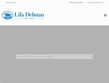 Tablet Screenshot of liladelman.com